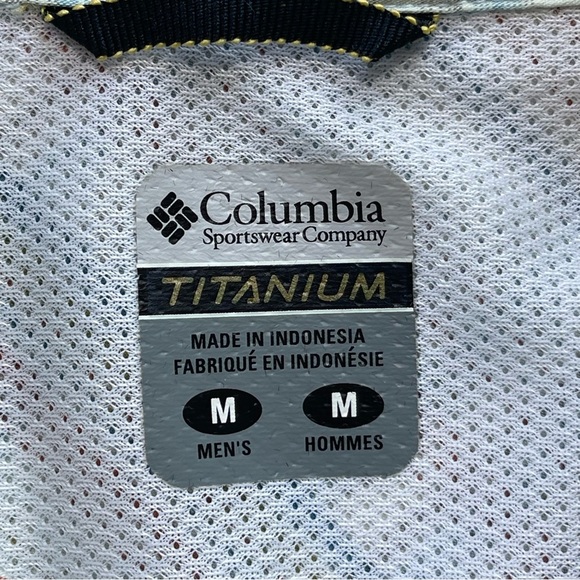 Columbia Titanium Omni Dry Short Sleeve Button Up Shirt Men Size Medium - Picture 4 of 9